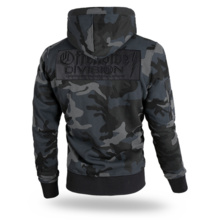 Bluza z kapturem rozpinana Dobermans Aggressive "DIVISION BZK312" - camo