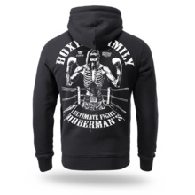 Bluza z kapturem Dobermans Aggressive "BOXING FAMILY BK361A" - czarna