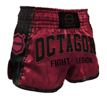 Spodenki Muay Thai Octagon FIGHT LEGION - bordowy