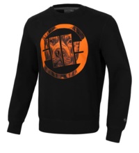 Men&#39;s sweatshirt PIT BULL &quot;ORANGE DOG&quot; - black