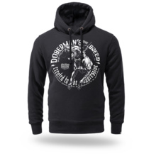 Dobermans Aggressive Hoodie &quot;THE BREED BK373A&quot; - Black