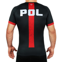 Rashguard Shortsleeve Ground Game POLSKA 2.0 - black