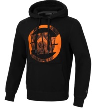 Men&#39;s hoodie PIT BULL &quot;ORANGE DOG&quot; - black