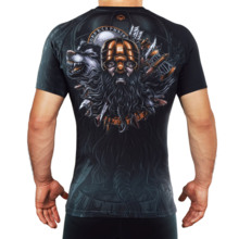 Rashguard Ground Game "Ragnarok" - czarny