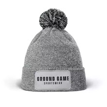 Ground Game &quot;TYPO&quot; Winter Pompom Hat - Gray