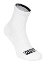 High Ankle Pitbull Thick 3-pack socks - white