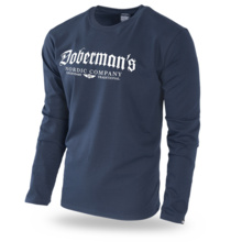 Dobermans Aggressive Longsleeve T-shirt &quot;GOTHIC LS326&quot; - navy blue