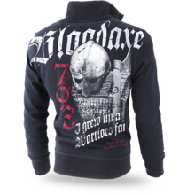 Dobermans Aggressive &quot;Bloodaxe BCZ190&quot; zipped sweatshirt - black