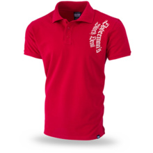 Polo Shirt Dobermans Aggressive &quot;BLACK DEVIL II TSP198&quot; - red