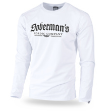 Dobermans Aggressive Longsleeve T-shirt &quot;GOTHIC LS326&quot; - white