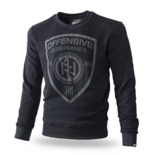 Dobermans Aggressive &quot;Shield BC237&quot; sweatshirt - black