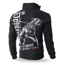 Dobermans Aggressive &quot;Support BCZ220&quot; zipped sweatshirt - black