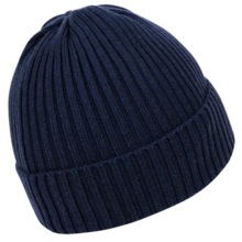 PIT BULL &quot;Velcro Logo&quot; Winter Hat - Navy Blue