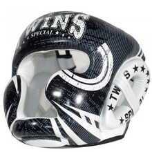 TWINS SPECIAL FHGL3-TW5 SPARRING BOXING HELMET (black/white) &#39;K&#39;