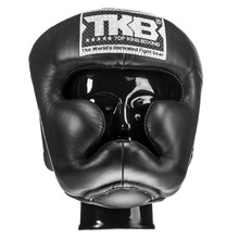 Top King TKHGEC-LV (222) &quot;EXTRA COVERAGE&quot; (black) &quot;K&quot; sparring boxing helmet