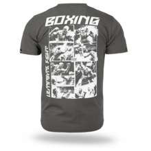 Dobermans Aggressive T-shirt &quot;COMICS BOXING&quot; TS359K - khaki