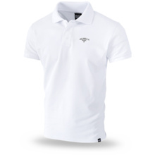 Polo Shirt Dobermans Aggressive &quot;VALHALLA TSP204&quot; - white