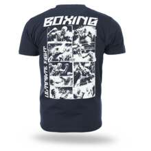 T-shirt Dobermans Aggressive &quot;COMICS BOXING&quot; TS359D - navy blue