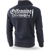 Bluza rozpinana Dobermans Aggressive "Offensive Division  BCZ214" - czarna