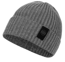 PIT BULL Winter Hat &quot;Velcro Logo&quot; - Gray