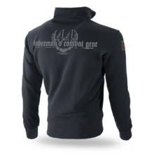 Bluza rozpinana Dobermans Aggressive "COMBAT GEAR  BCZ15" - czarna