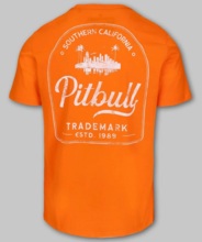 Pit Bull Ultra Light SO CAL Men&#39;s T-Shirt - Orange 