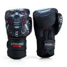 Ground Game &quot;ANDROID&quot; Leather Boxing Gloves 