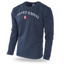 Dobermans Aggressive Longsleeve T-shirt &quot;ASGARD RISING LS336&quot; - navy blue