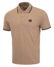 Polo Shirt PIT BULL &quot;Pique&quot; Stripes Regular - brown