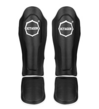 Octagon Light shin and foot protectors - black