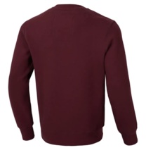 PIT BULL &quot;Small Logo&quot; Men&#39;s Classic Sweatshirt - Burgundy