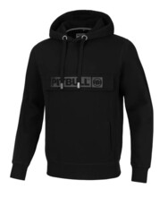 PIT BULL Two-Color Hilltop Men&#39;s Hoodie - Black-Black