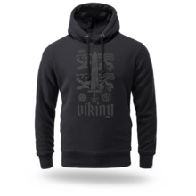 Dobermans Aggressive Hoodie &quot;VIKING LION BK371A&quot; - Black