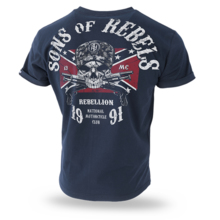 Koszulka T-shirt Dobermans Aggressive "Sons of Rebels TS196" - granatowa