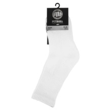 Thick PIT BULL &quot;Crew&quot; TNT Thick socks 3 pack - white