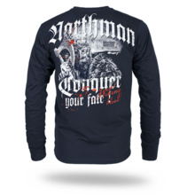 Dobermans Aggressive Longsleeve T-shirt &quot;NORTHMAN LS344&quot; - navy blue