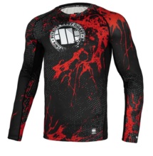 Rashguard PIT BULL longsleeve &quot;Blood Dog II&quot; - black