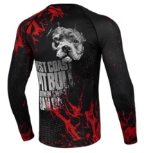 Rashguard PIT BULL longsleeve "Blood Dog II" - czarny