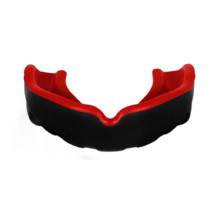 Octagon Single Gel Mouthguard &quot;JAW&quot; - Black/Red