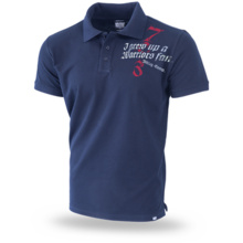 Polo Shirt Dobermans Aggressive &quot;BLOODAXE TSP190&quot; - navy blue