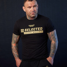 T-shirt Selected Athletes Management (Czarny)